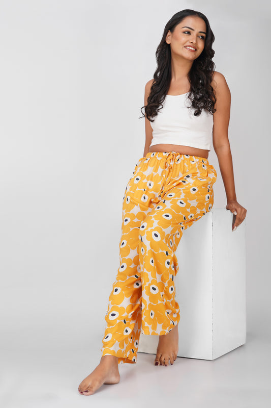 Floral Sunshine Viscose Pajamas