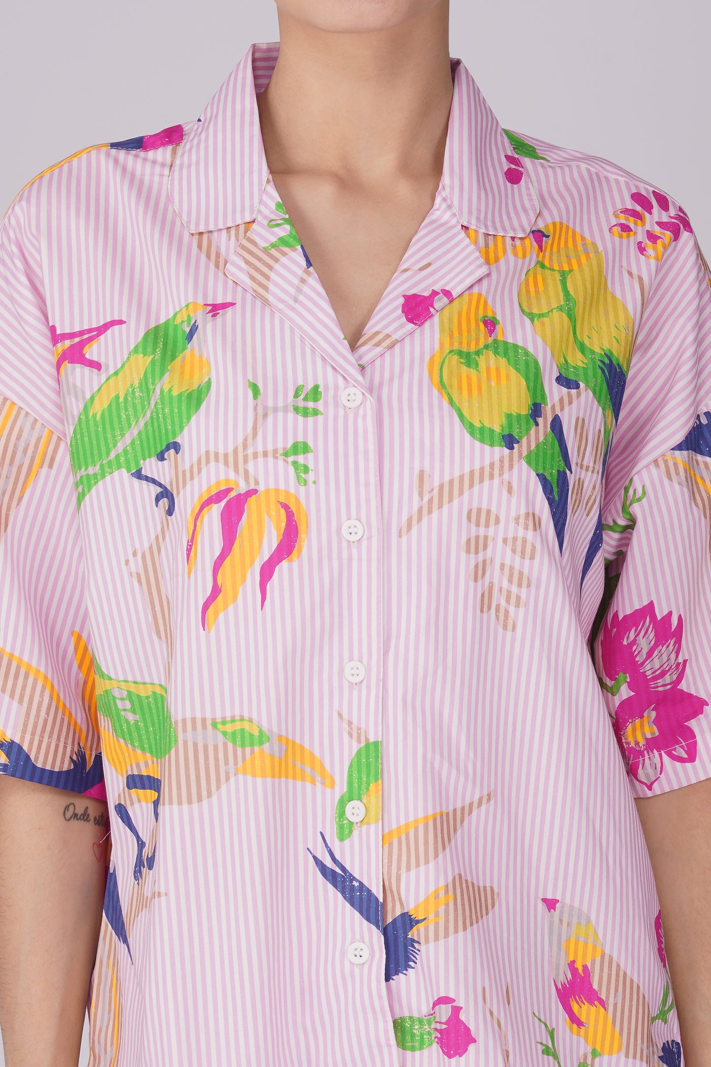 Paradise Parrots Shorts Set