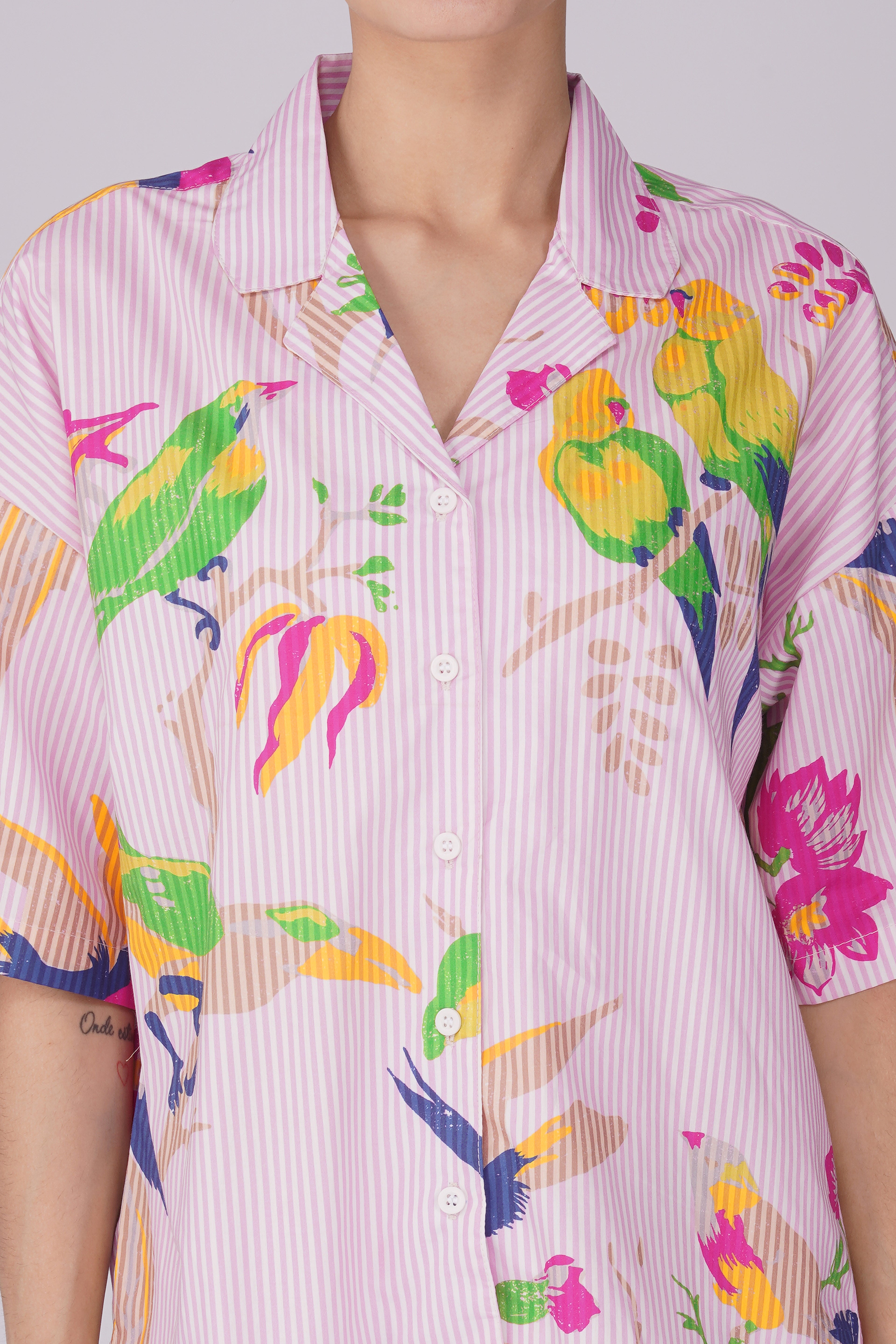 Paradise Parrots Shorts Set