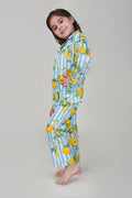 Little Blue Citrus Breeze Pajama set - thebriefsstory