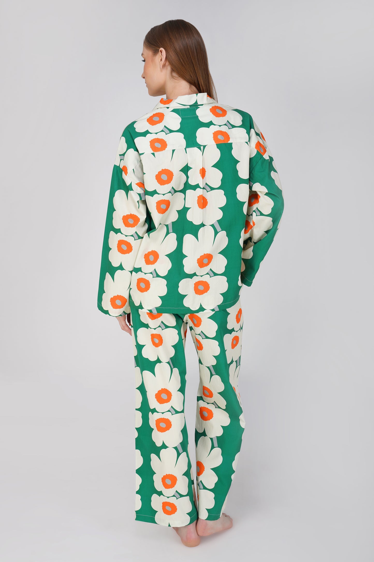 Green Blossom Power Pajama Set