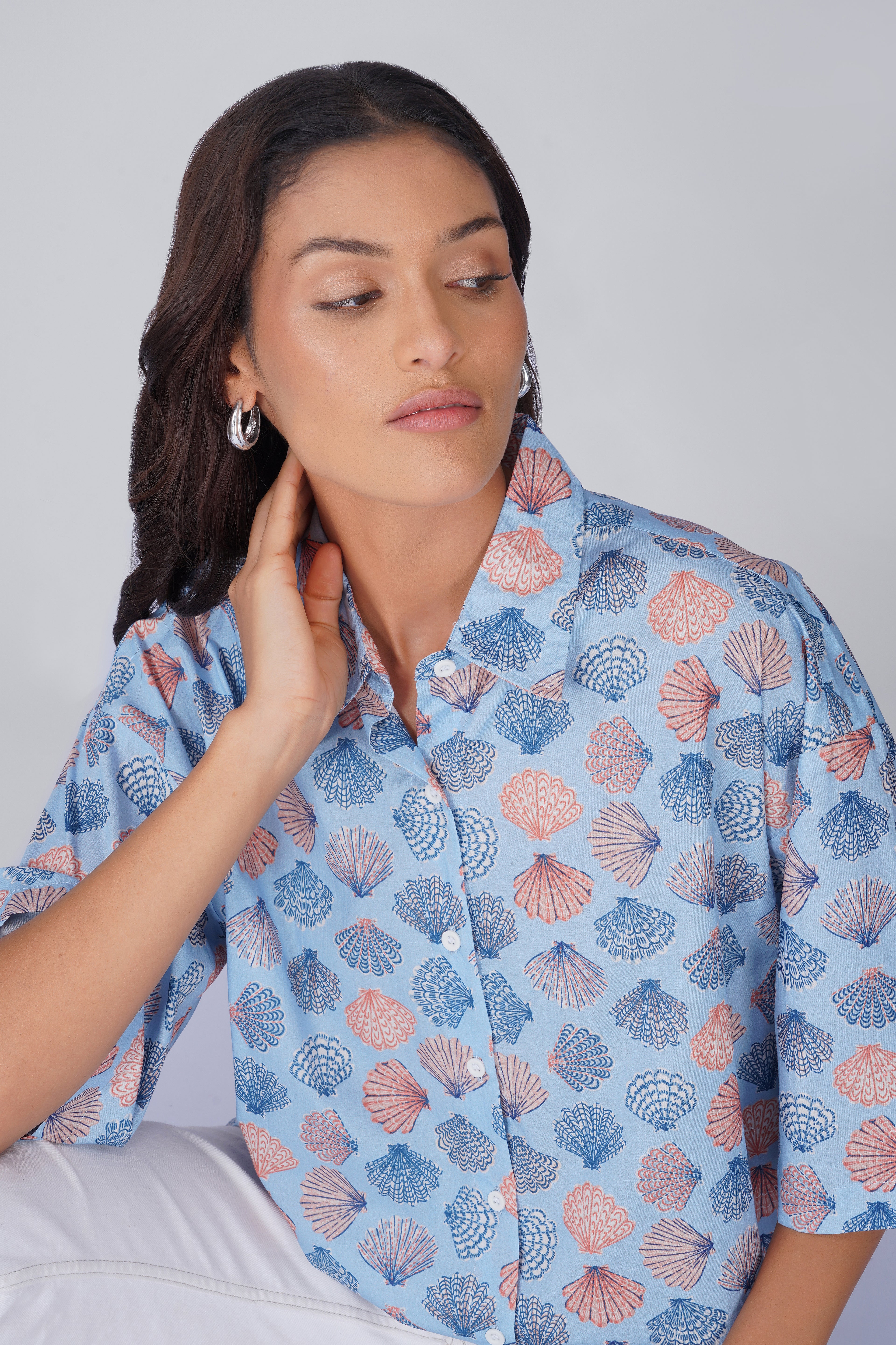 Sea Shell Printed Shirt