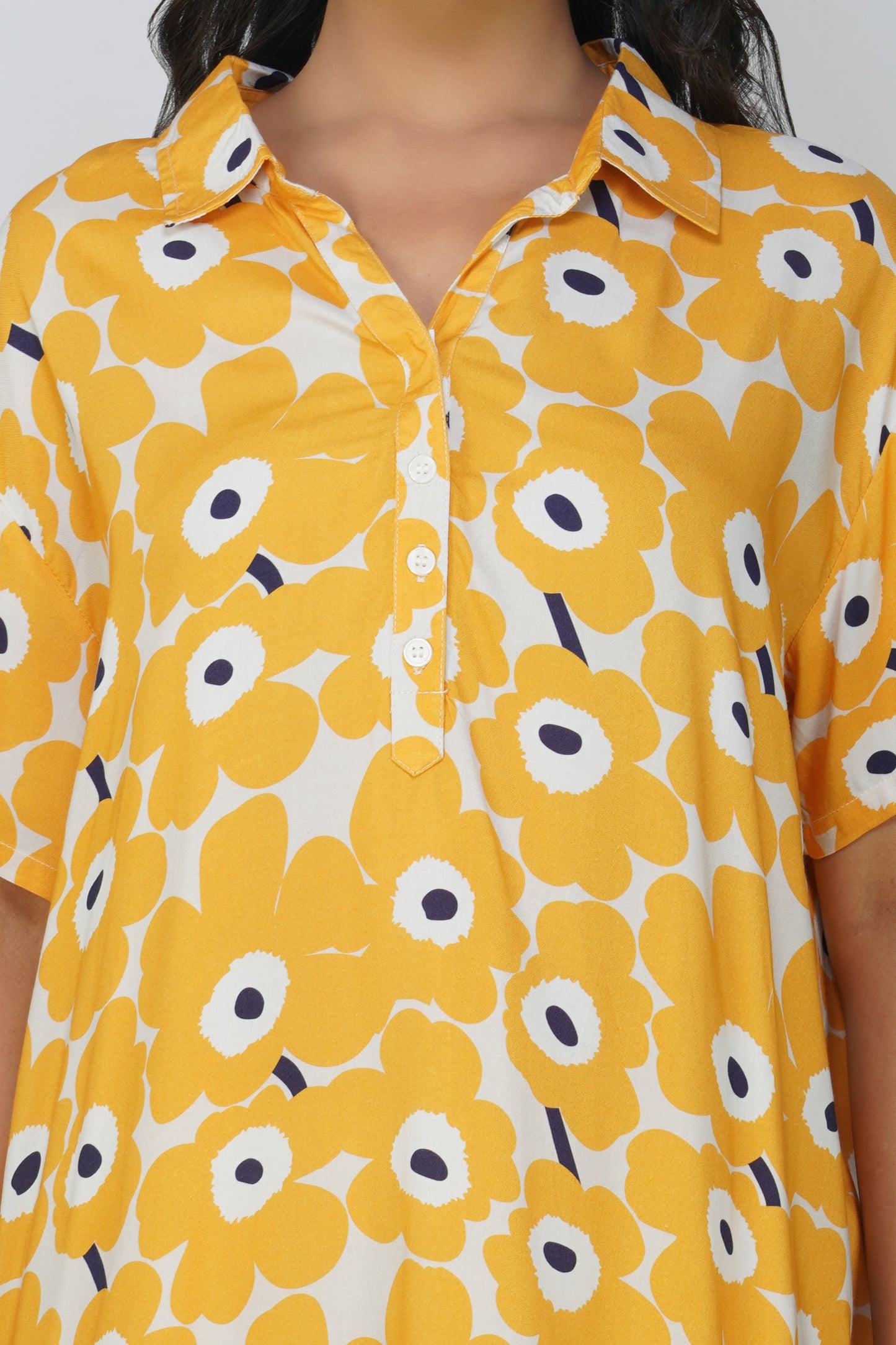 Sunshine Floral Viscose Sleepshirt