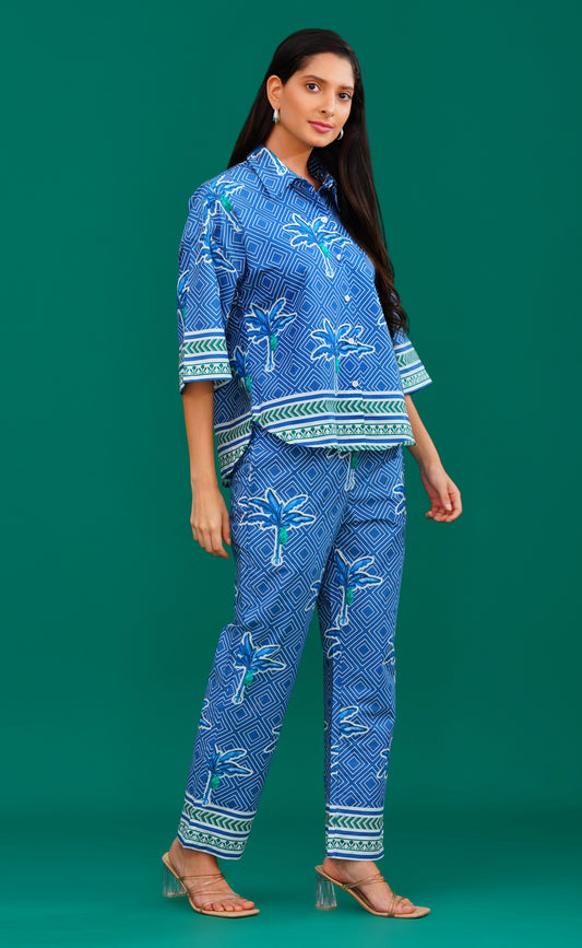 Blue Lagoon Co-ord Set