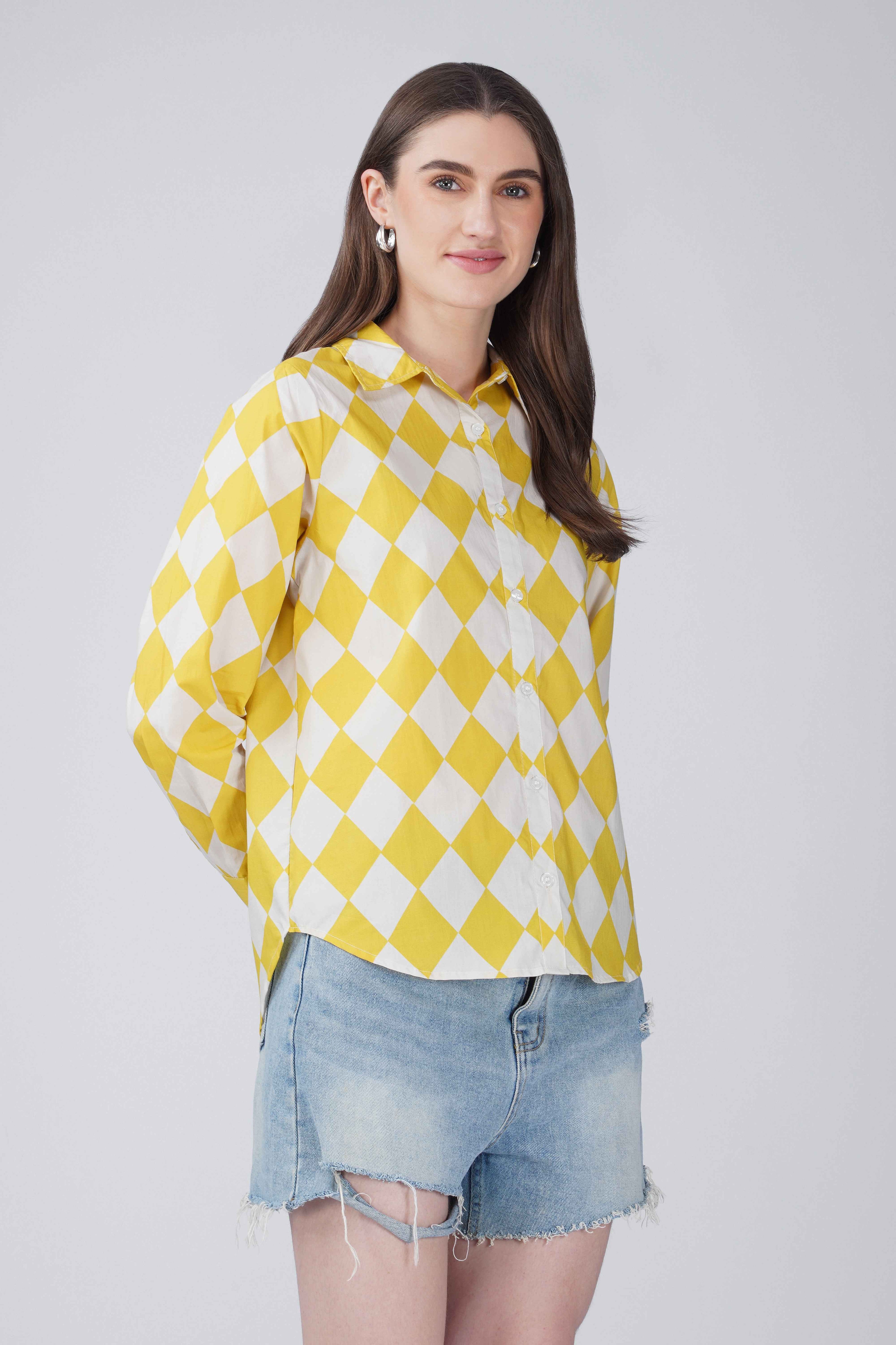 Yellow Harlequin Clssic Shirt