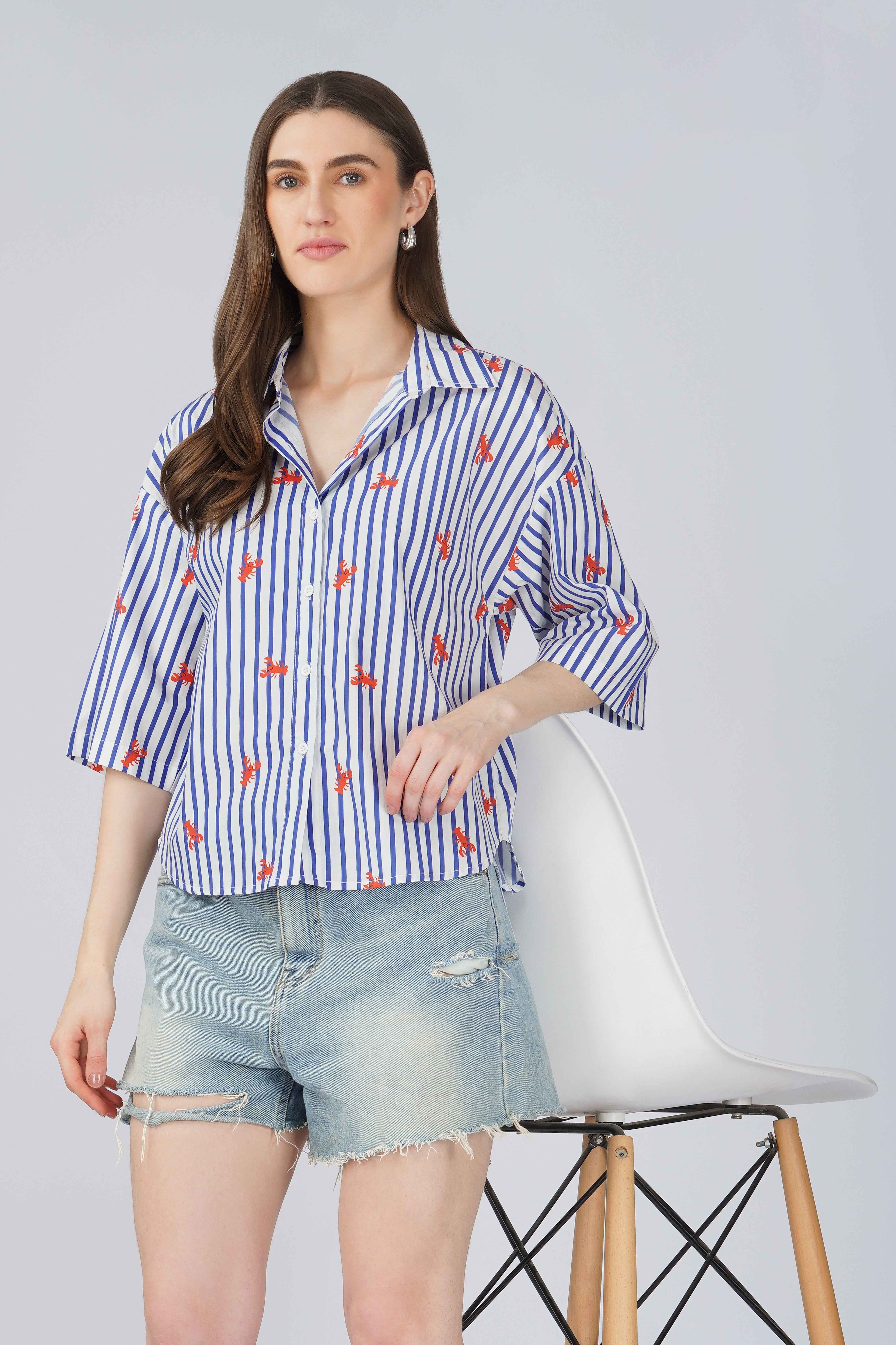 Lobster Bay Stripe Shirt