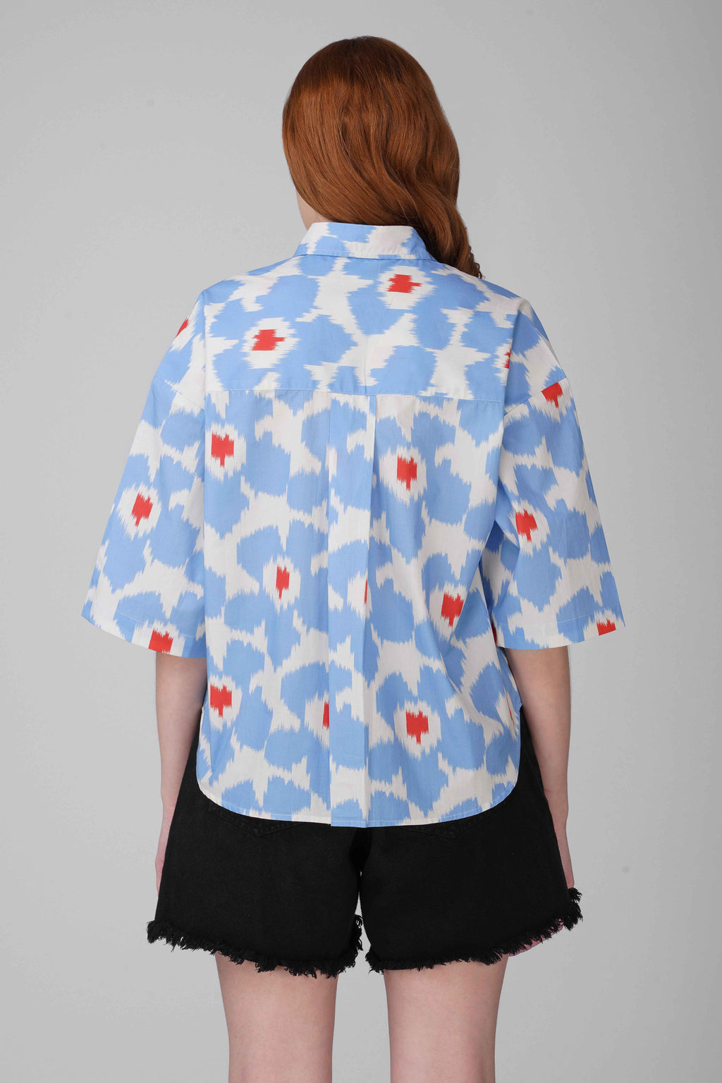 Blue Ikat Shirt