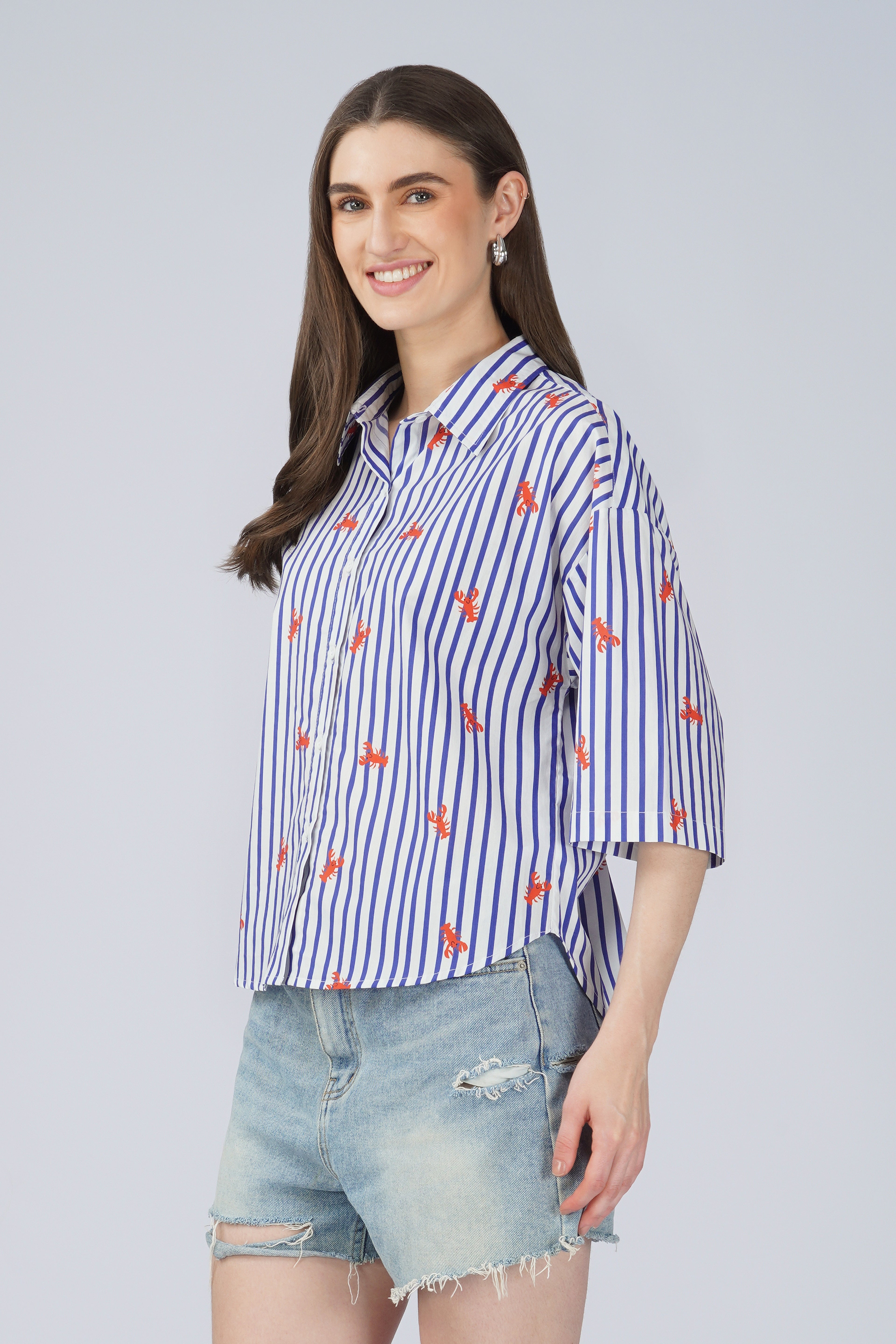 Lobster Bay Stripe Shirt
