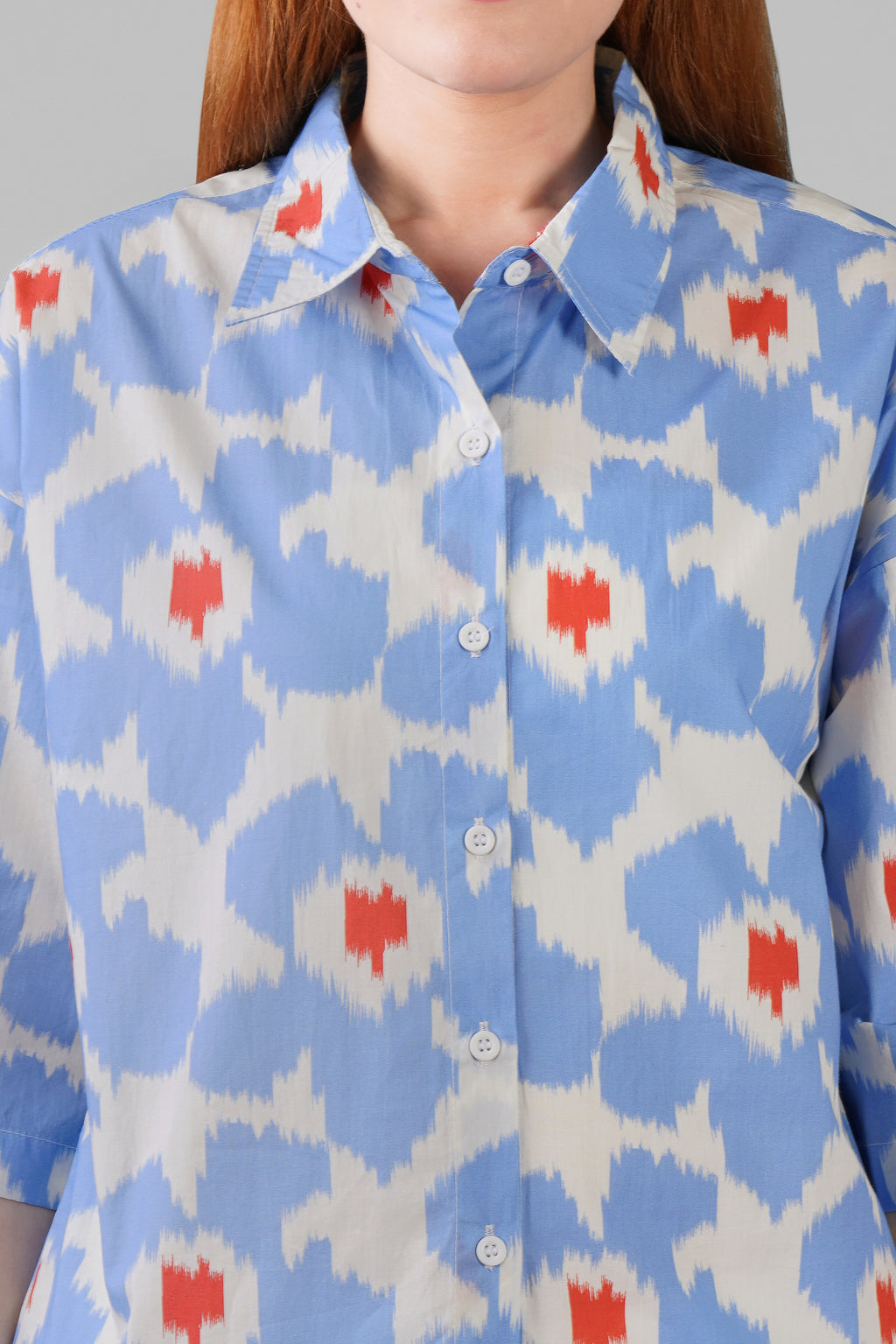 Blue Ikat Shirt
