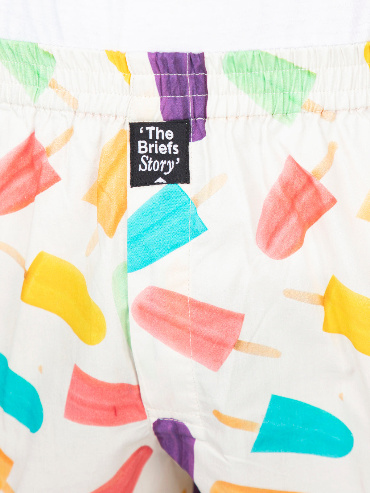 Colorful Icecream printed cotton boxers