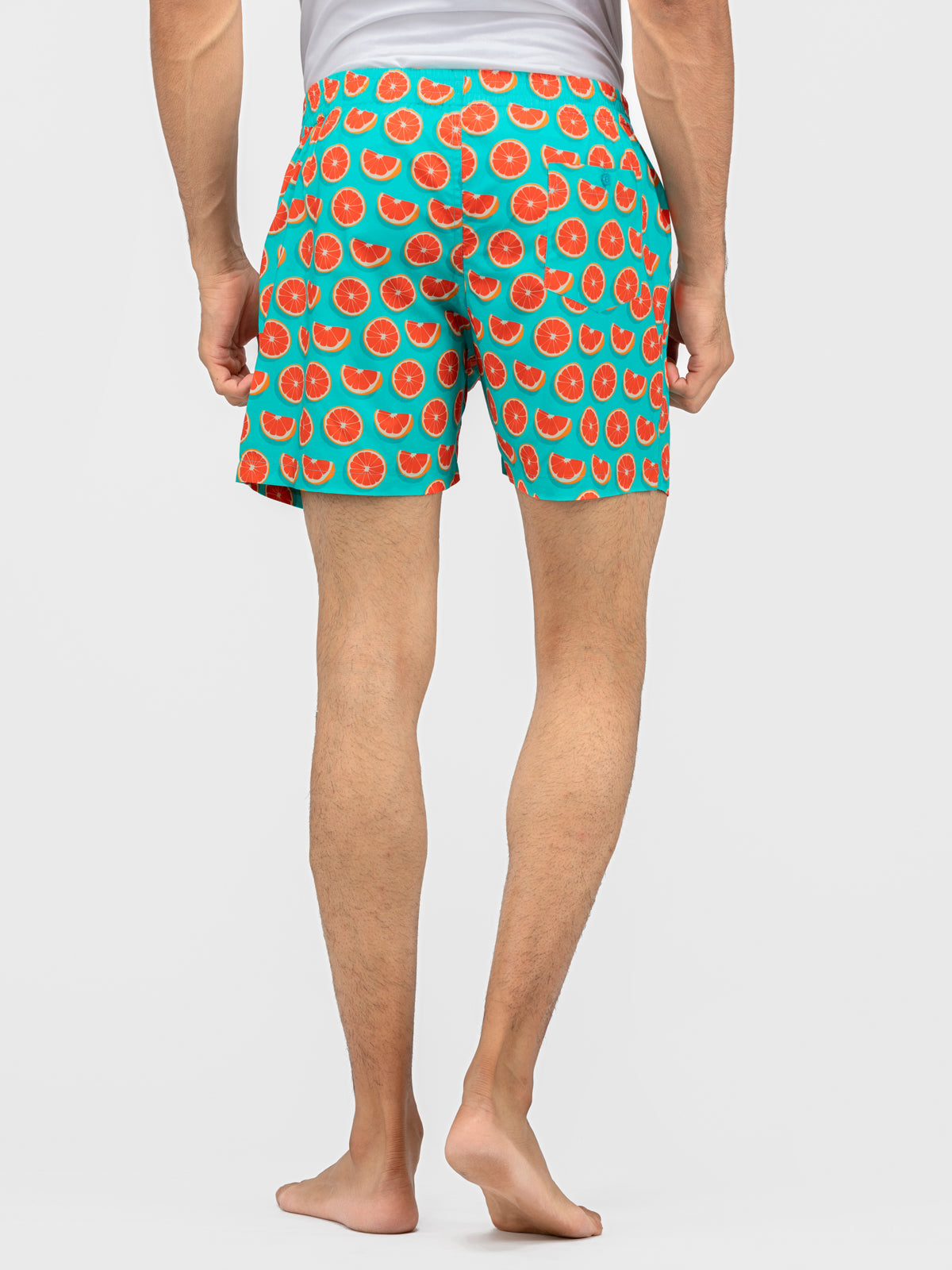 Turq Tangerine print cotton boxers