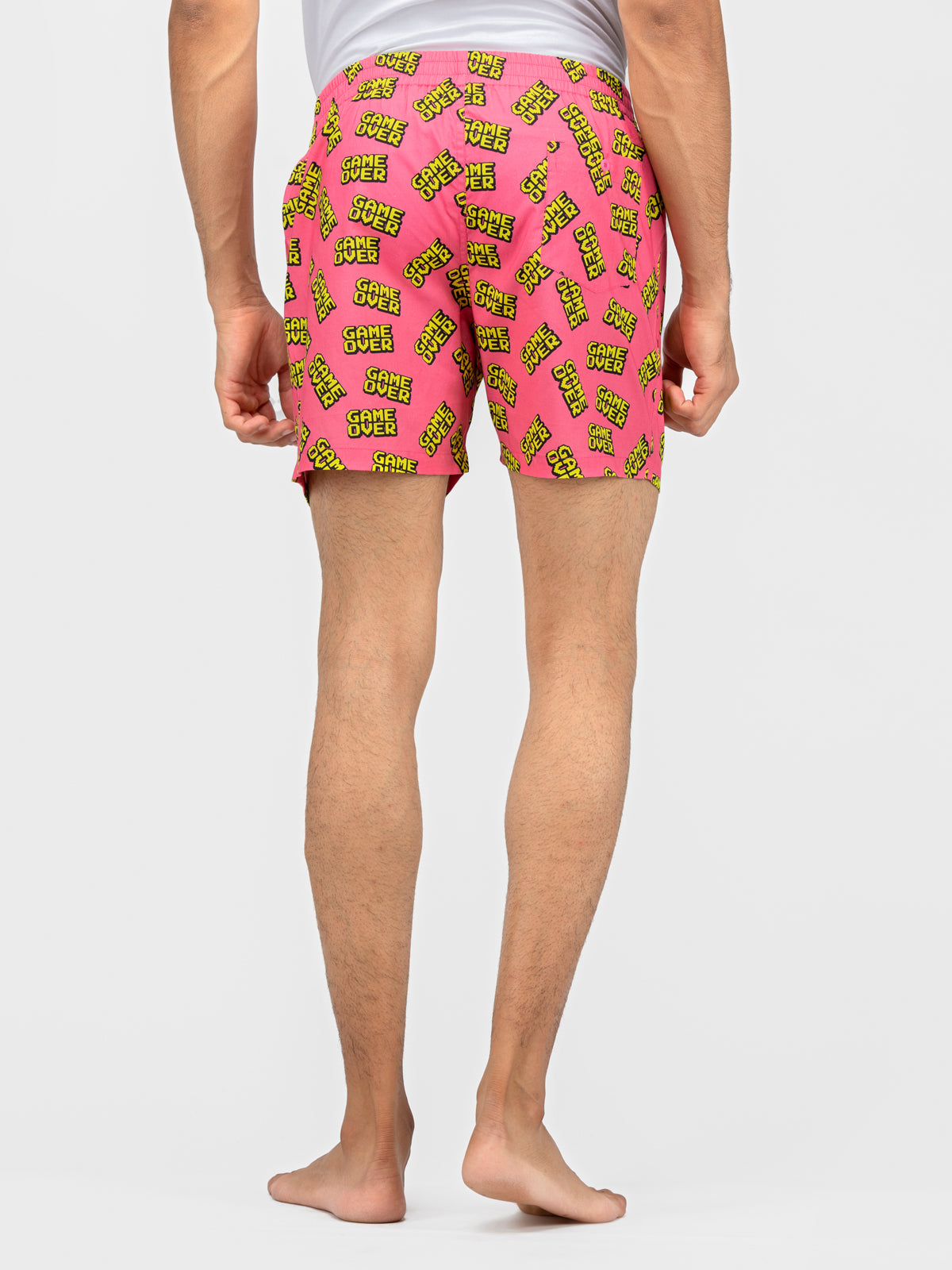 Wanna Play Pink printed cotton boxers