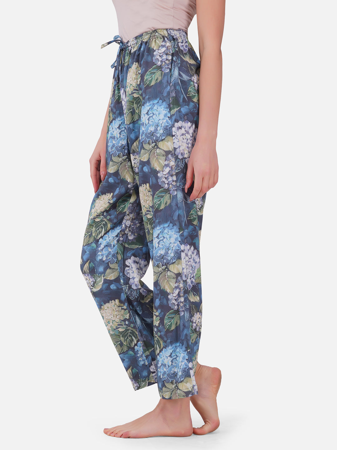 Abstract floral viscose pyjamas