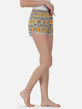Psychedelic Viscose Mini shorts - thebriefsstory