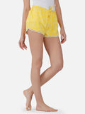 Sunshine Floral Viscose twill shorts - thebriefsstory